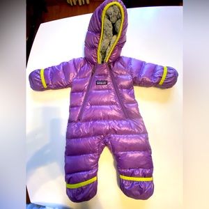 Patagonia baby snowsuit